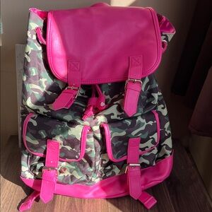 Simply Southern Pink and Camo Backpack